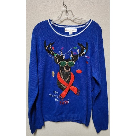 Ugly Christmas Sweater Women's Large - Picture 1 of 4